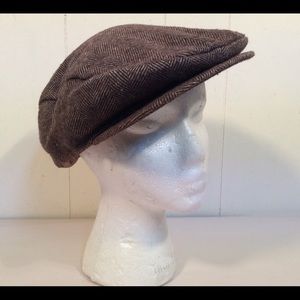 Tweed newsboy style vintage hat men’s XL